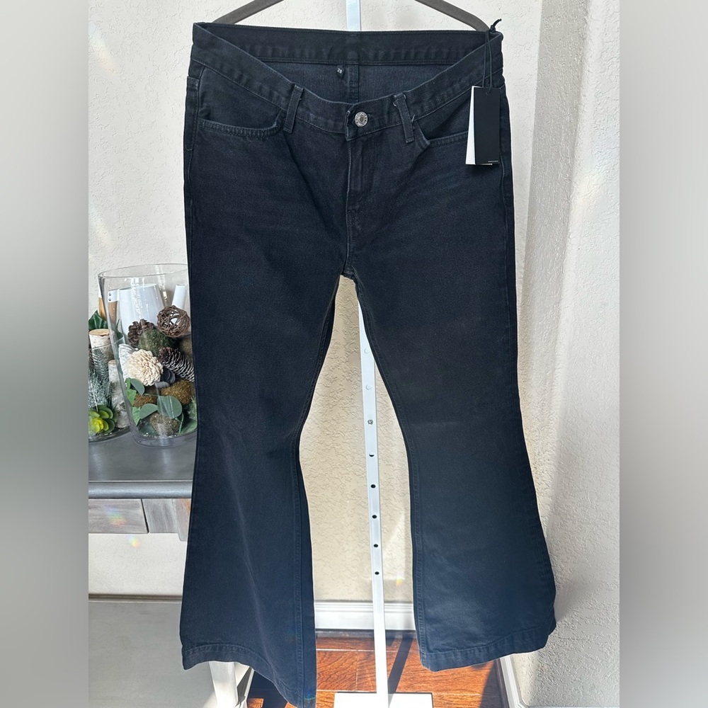 Re/Done | 90s High Rise Loose Jean - Broken Black- 28 T
